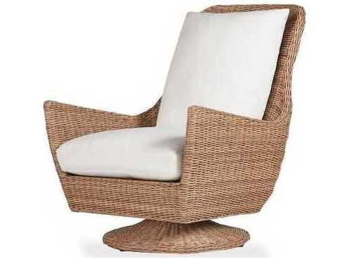 Lloyd Flanders Tobago Wicker High Back Swivel Rocker Outdoor Patio Lounge Chair