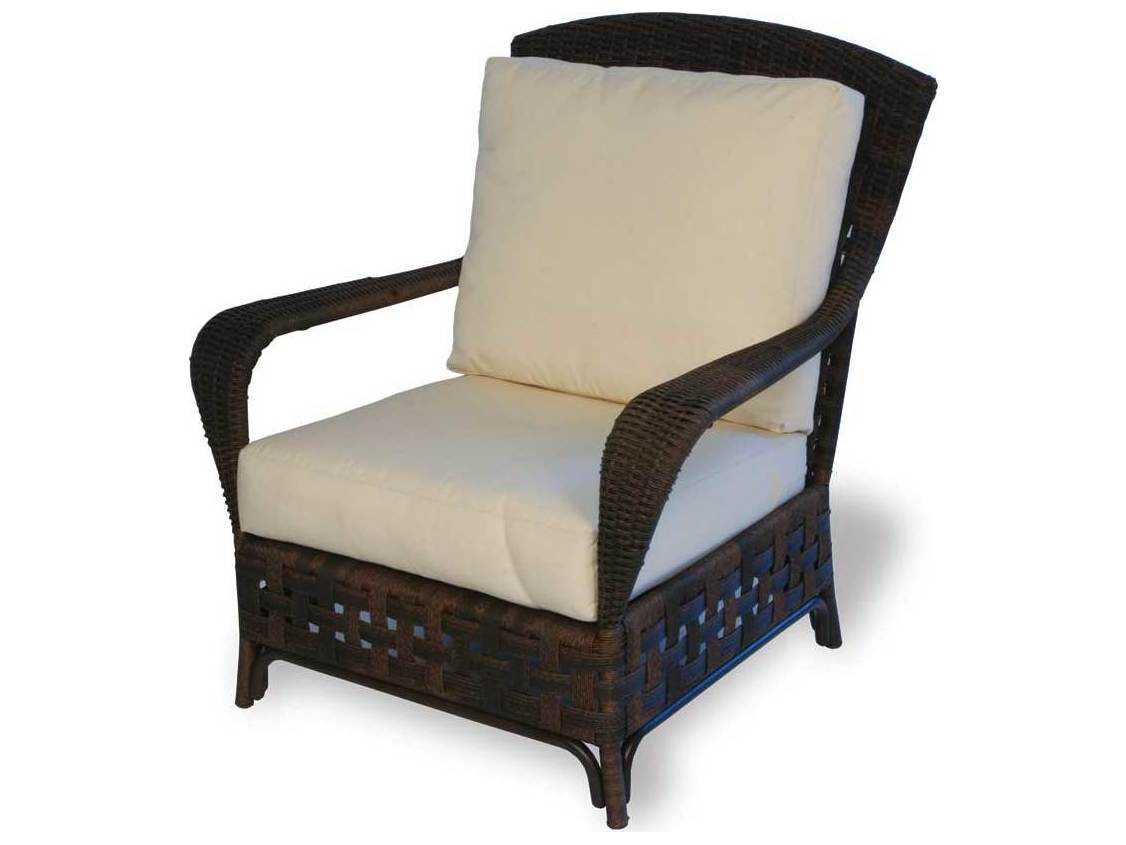 Lloyd Flanders Haven Wicker Outdoor Lounge Chair