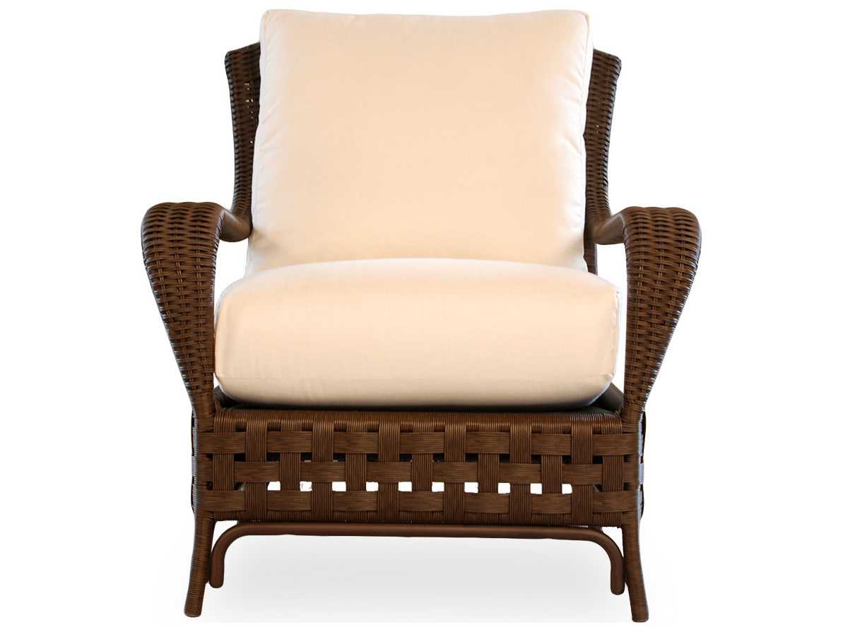 Lloyd Flanders Haven Wicker Outdoor Lounge Chair