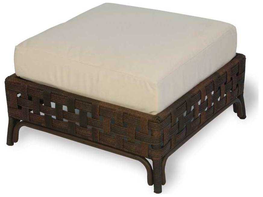Lloyd Flanders Haven Wicker Patio Ottoman