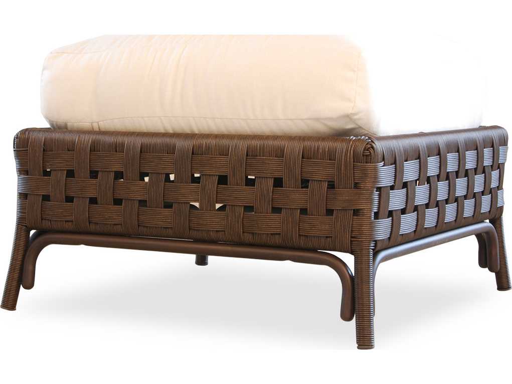 Lloyd Flanders Haven Wicker Patio Ottoman