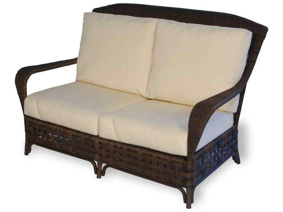 Lloyd Flanders Haven Wicker Outdoor Patio Loveseat