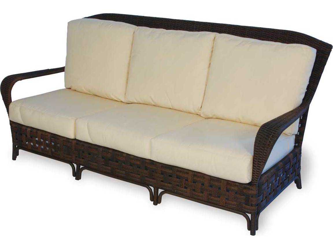 Lloyd Flanders Haven Wicker Patio Sofa