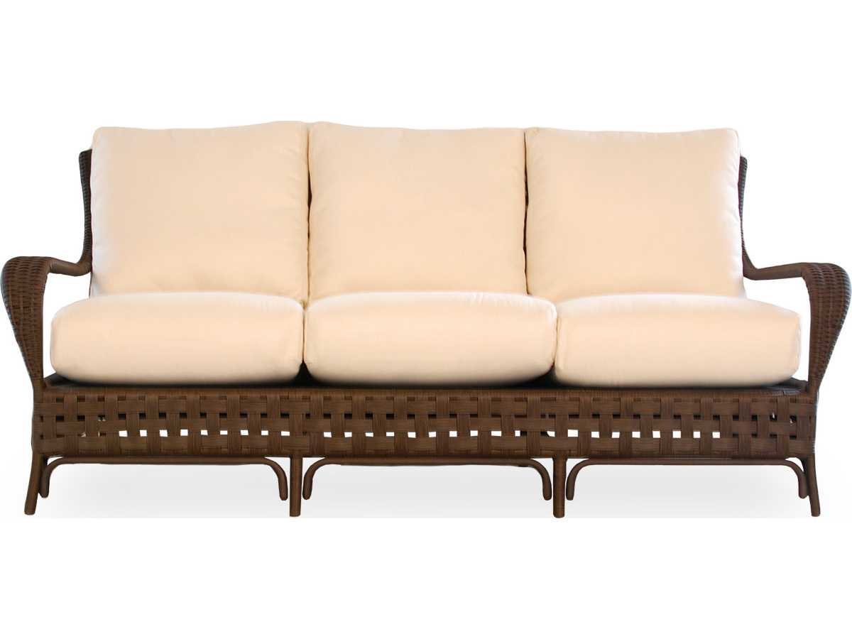 Lloyd Flanders Haven Wicker Patio Sofa