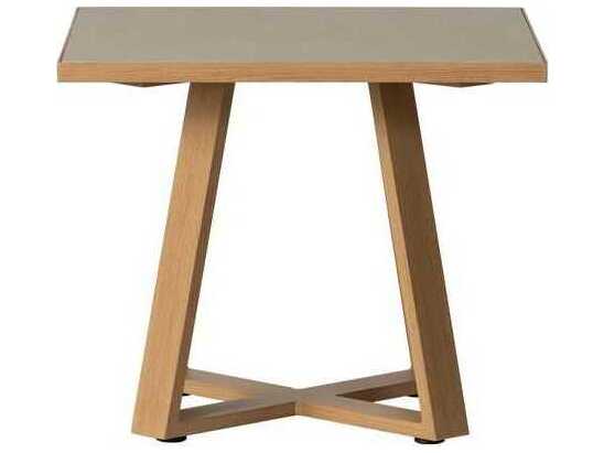 Lloyd Flanders Pursuit Aluminum Square End Table