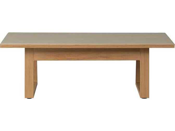 Lloyd Flanders Pursuit Aluminum Rectangular Coffee Table