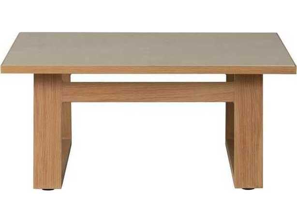 Lloyd Flanders Pursuit Aluminum Square Coffee Table