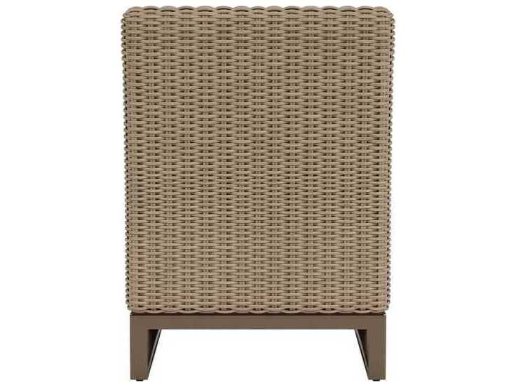 Lloyd Flanders Milan Wicker Outdoor Dining Arm Chair