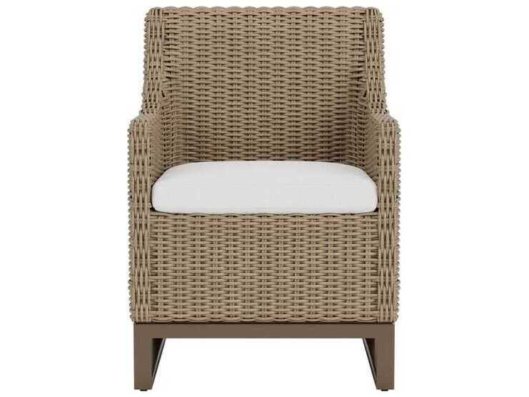 Lloyd Flanders Milan Wicker Outdoor Dining Arm Chair
