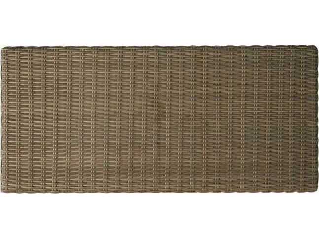 Lloyd Flanders Milan Wicker Rectangular Outdoor Patio Coffee Table