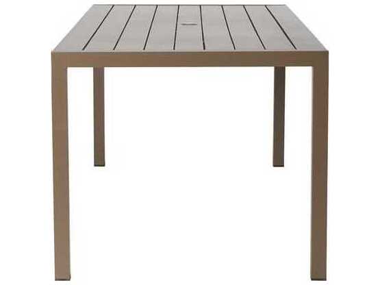 Lloyd Flanders Milan Aluminum Rectangular Patio Dining Table