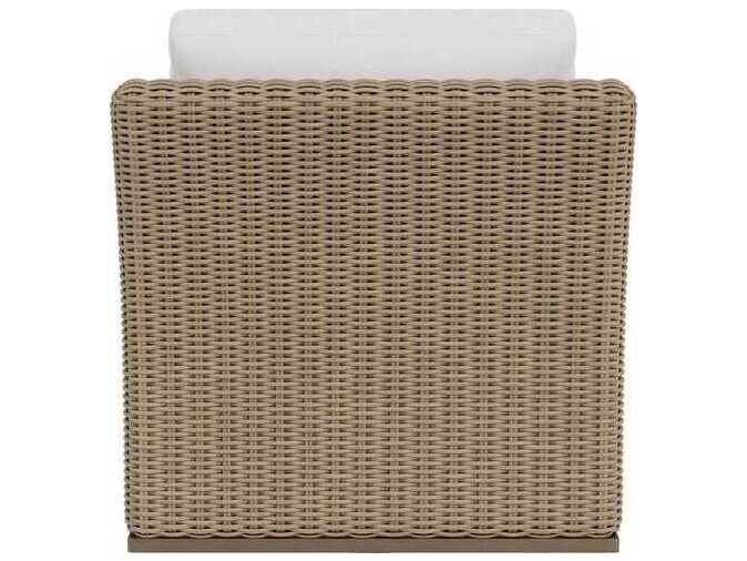 Lloyd Flanders Milan Wicker Swivel Glider Outdoor Patio Lounge Chair