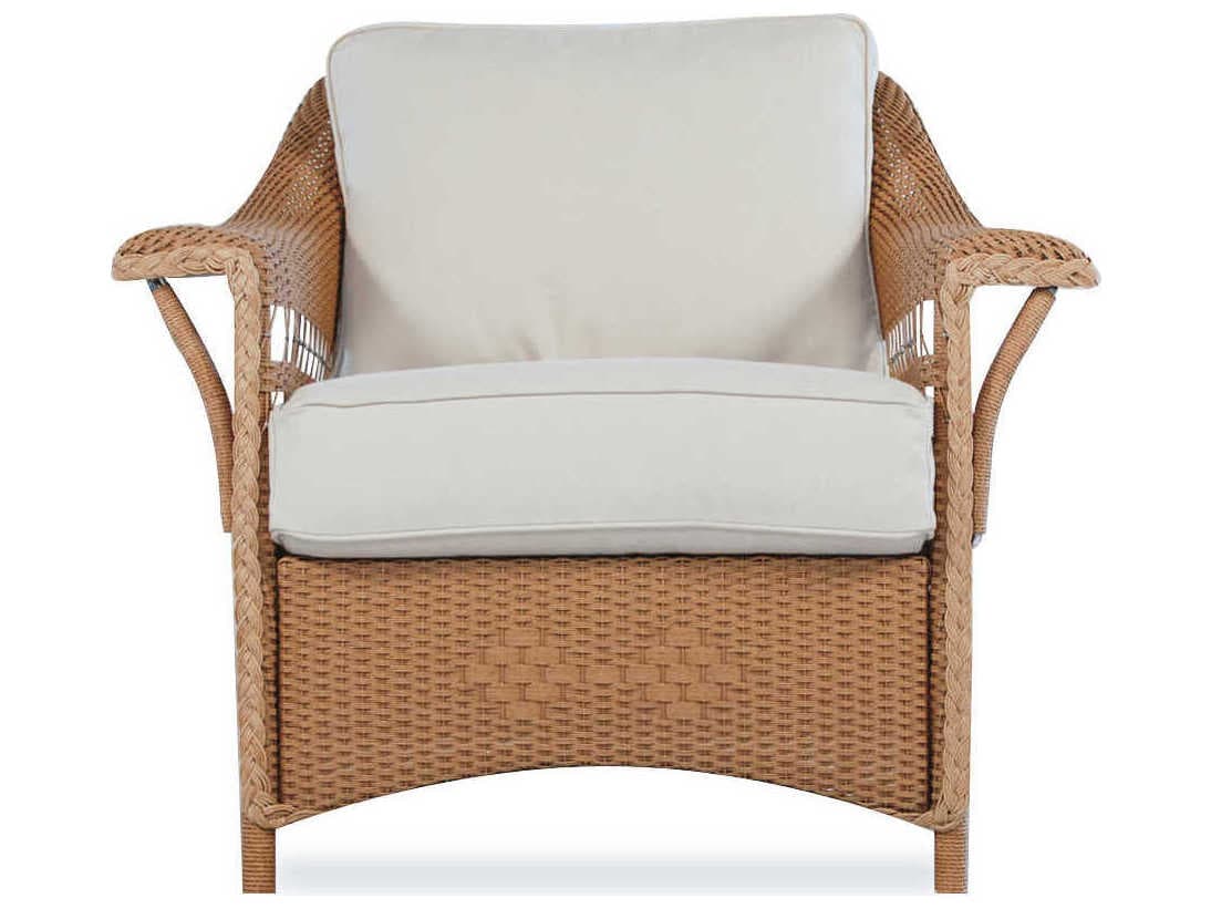 Lloyd Flanders Nantucket Wicker Patio Lounge Chair