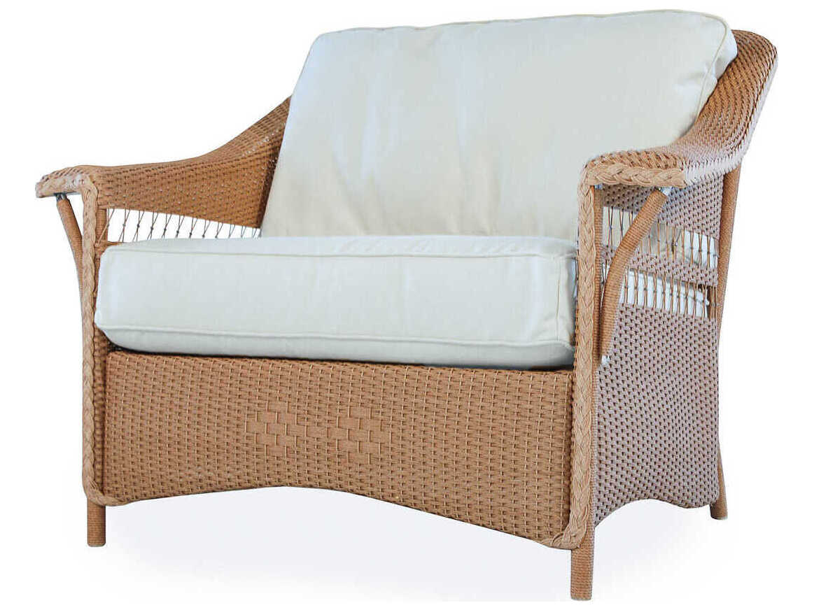 Lloyd Flanders Nantucket Wicker Outdoor Lounge Chair