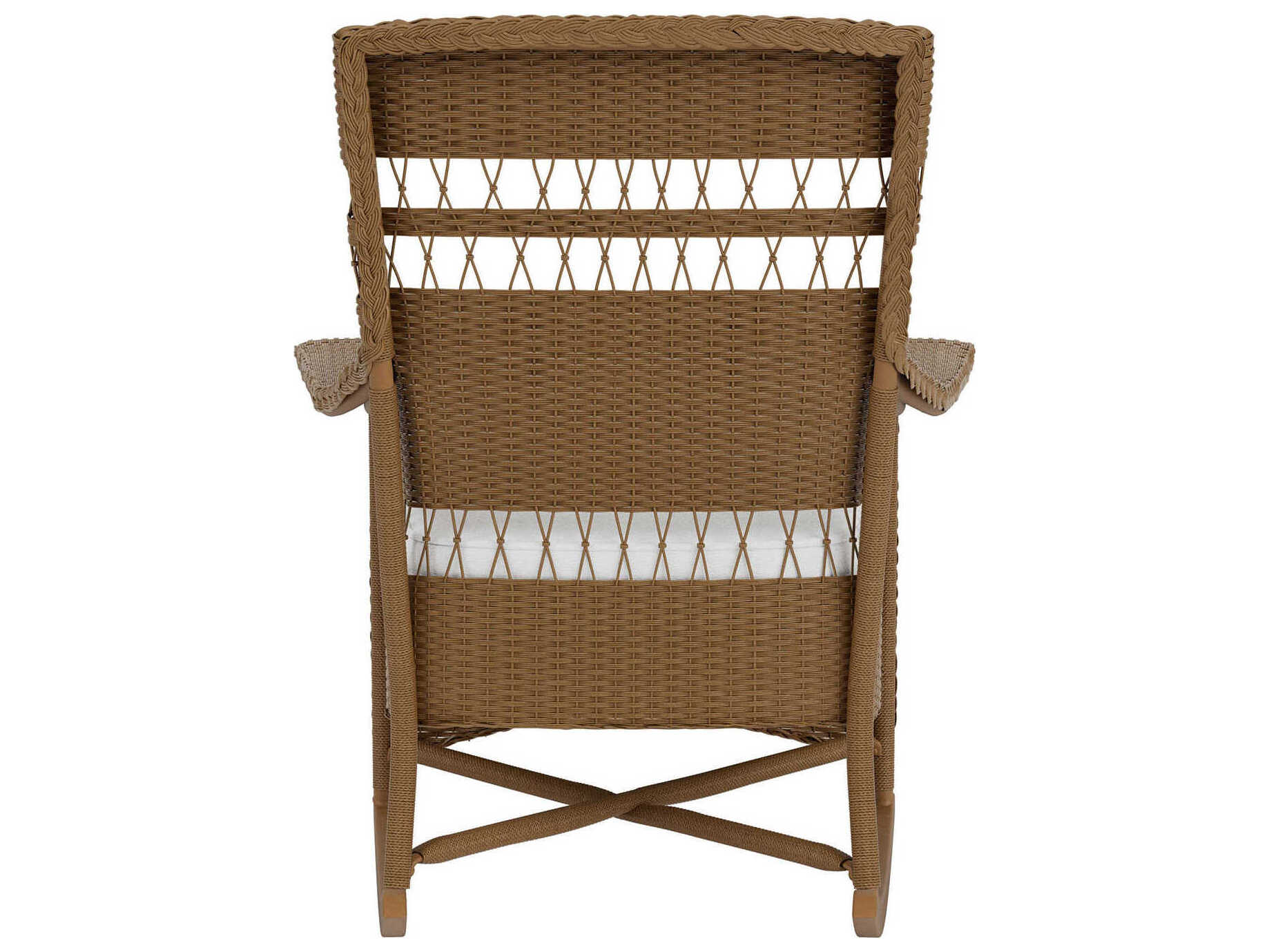 Lloyd Flanders Nantucket Wicker Porch Rocker Patio Lounge Chair