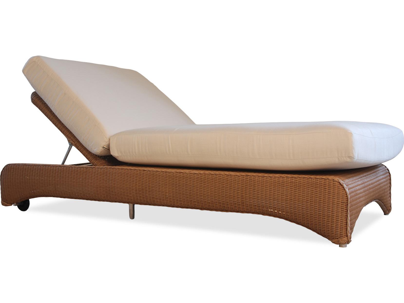 Lloyd Flanders Dining & Accessories Wicker Double Outdoor Chaise Lounge