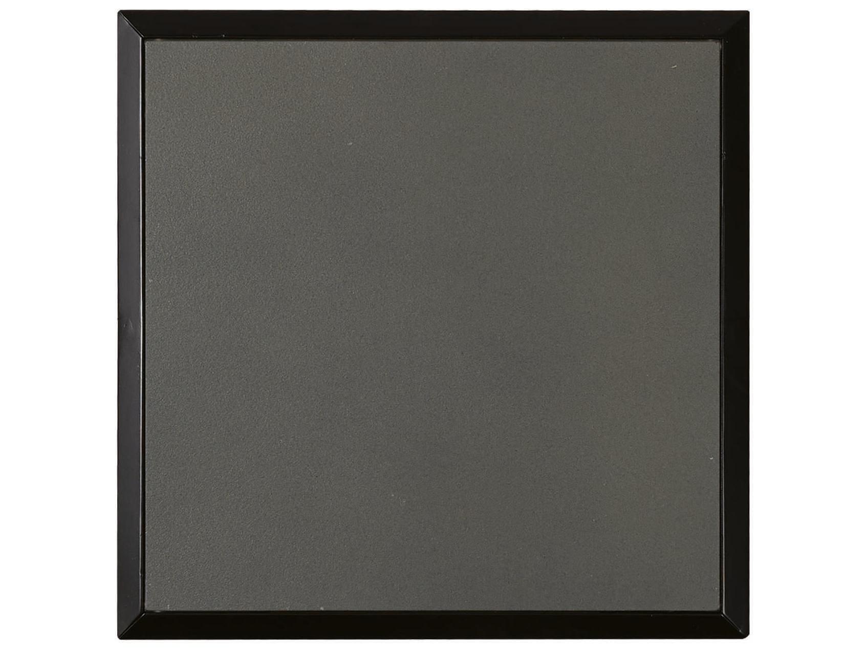 Lloyd Flanders All Seasons Aluminum Wicker Square Glass Top Outdoor End Table