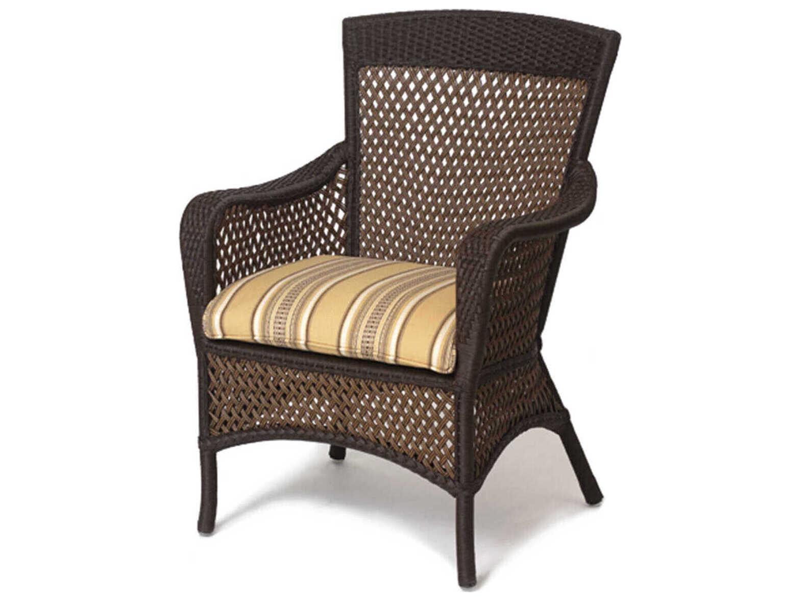 Lloyd Flanders Grand Traverse Wicker Outdoor Patio Dining Arm Chair