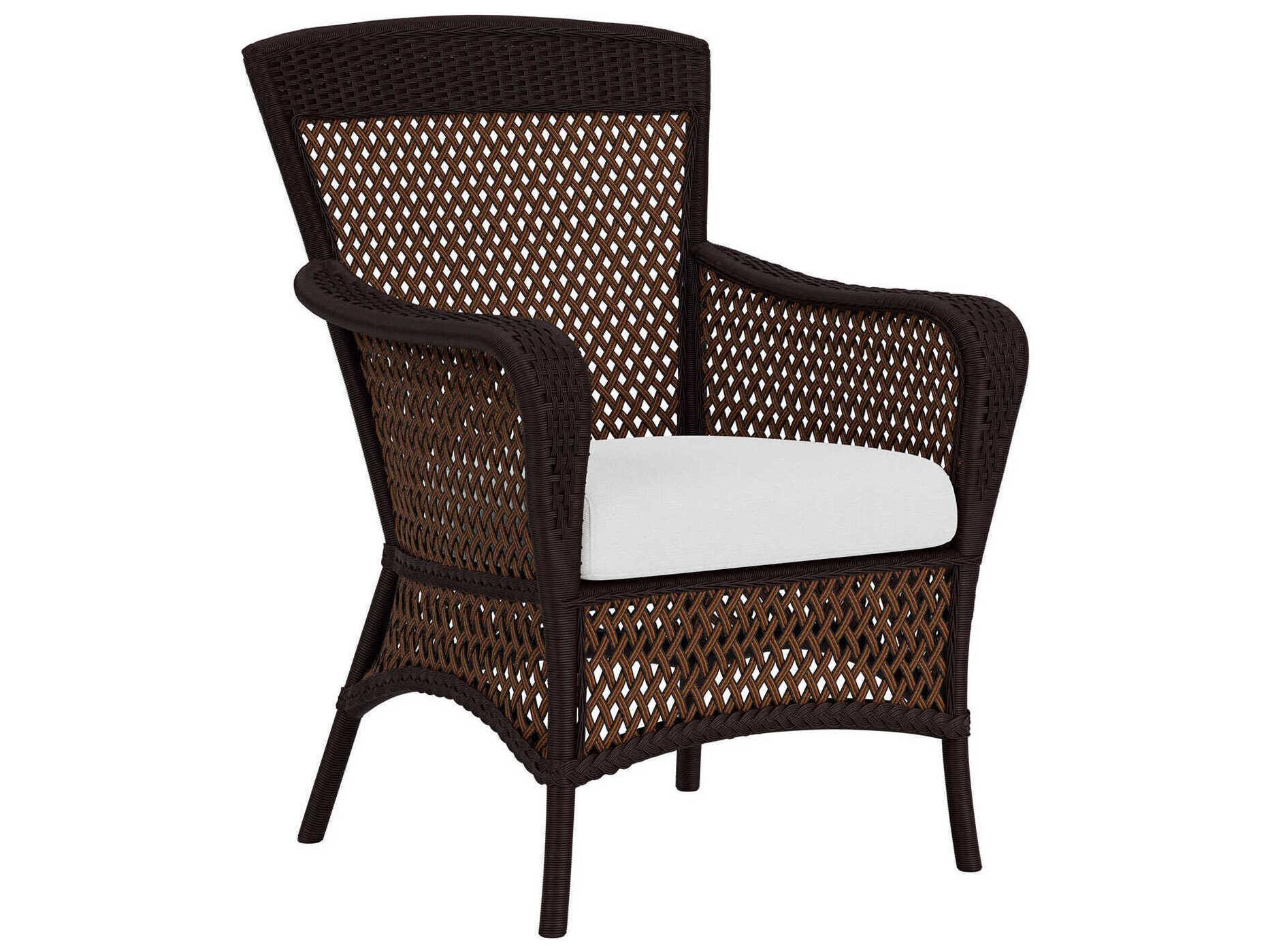 Lloyd Flanders Grand Traverse Wicker Outdoor Patio Dining Arm Chair