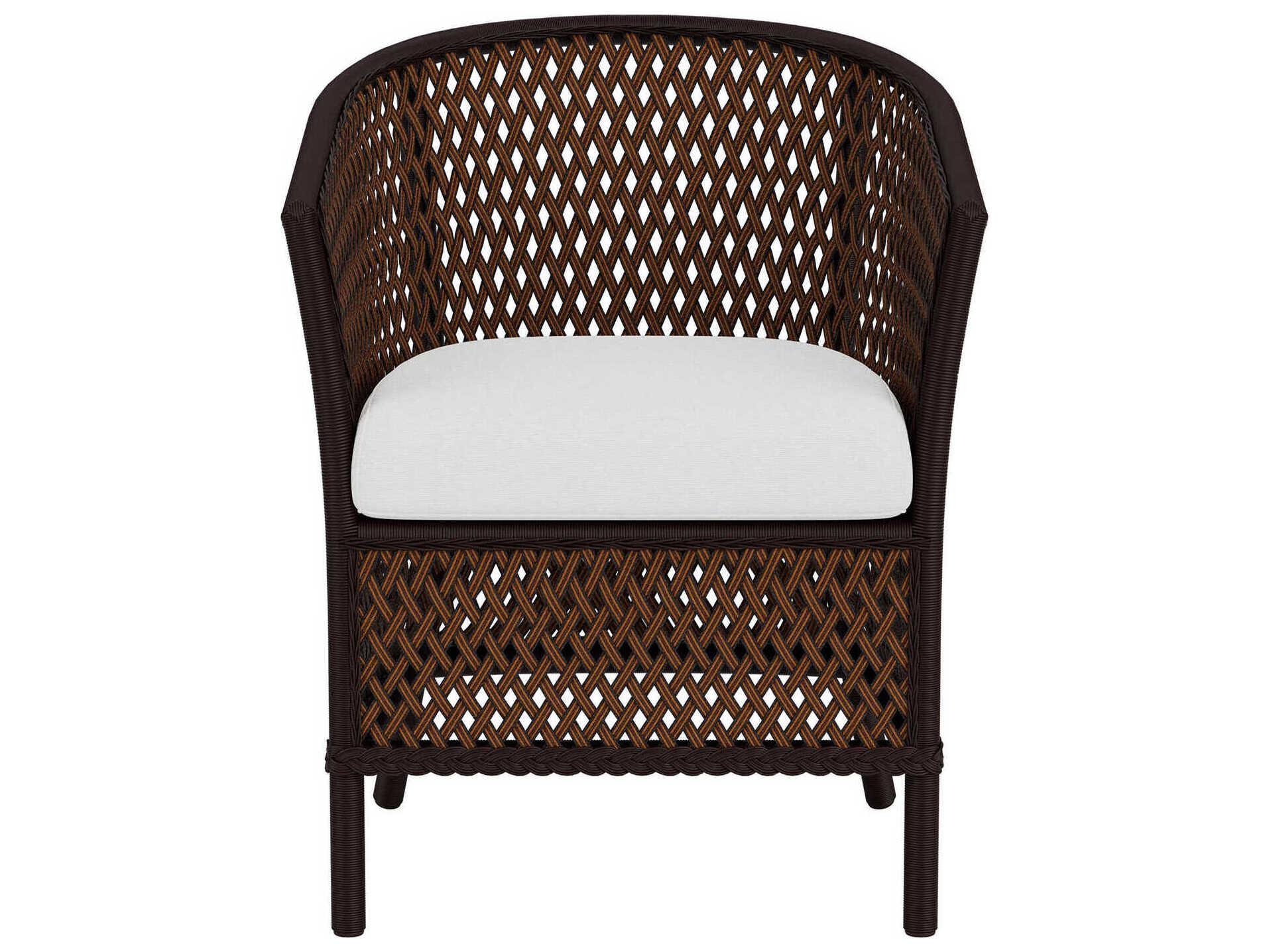 Lloyd Flanders Grand Traverse Wicker Barrel Patio Dining Arm Chair