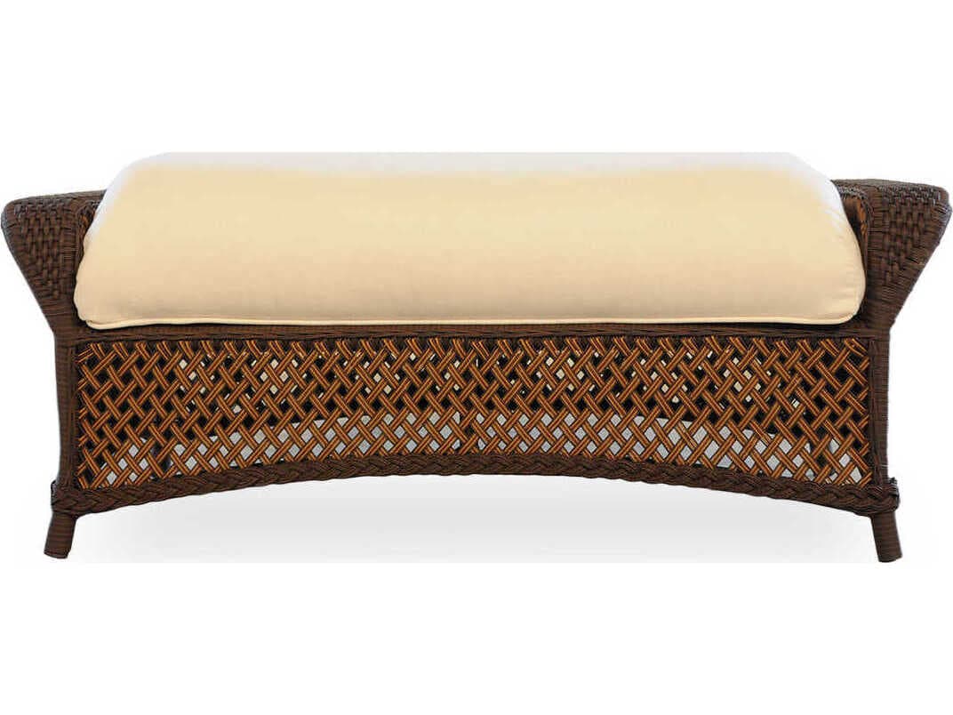 Lloyd Flanders Grand Traverse Wicker Outdoor Patio Ottoman