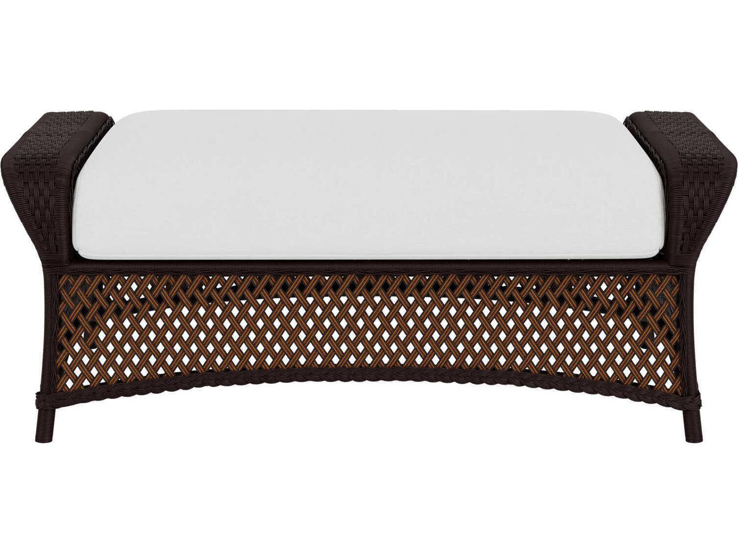 Lloyd Flanders Grand Traverse Wicker Outdoor Patio Ottoman