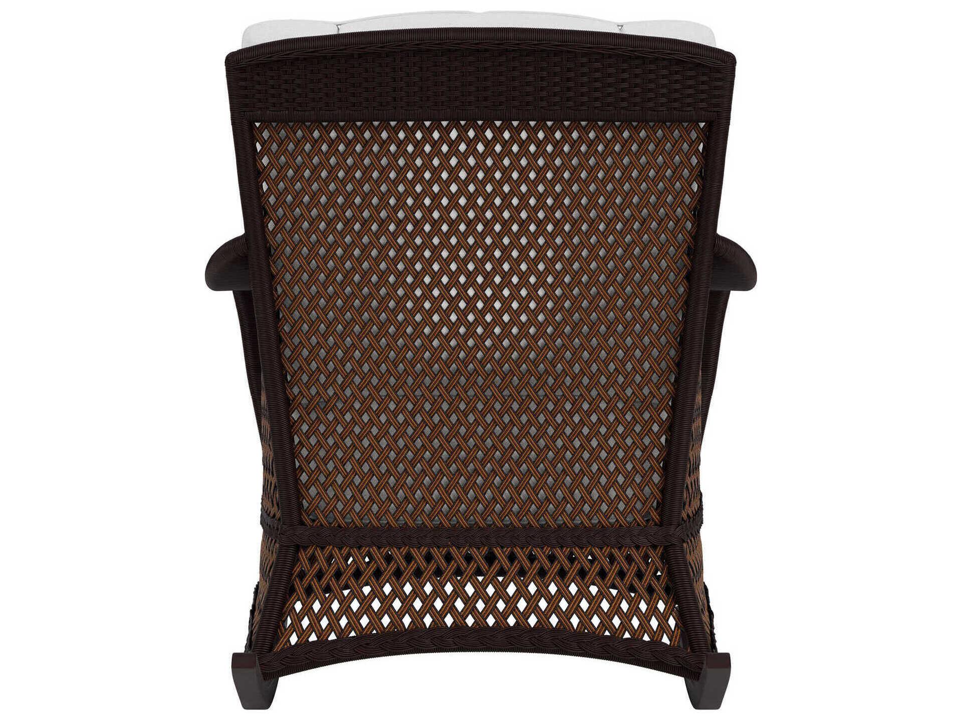 Lloyd Flanders Grand Traverse Wicker Rocker Outdoor Patio Lounge Chair