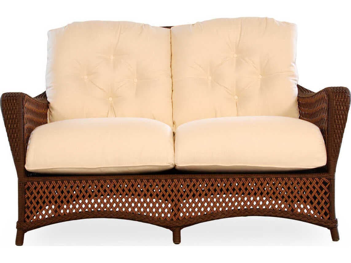 Lloyd Flanders Grand Traverse Wicker Outdoor Loveseat