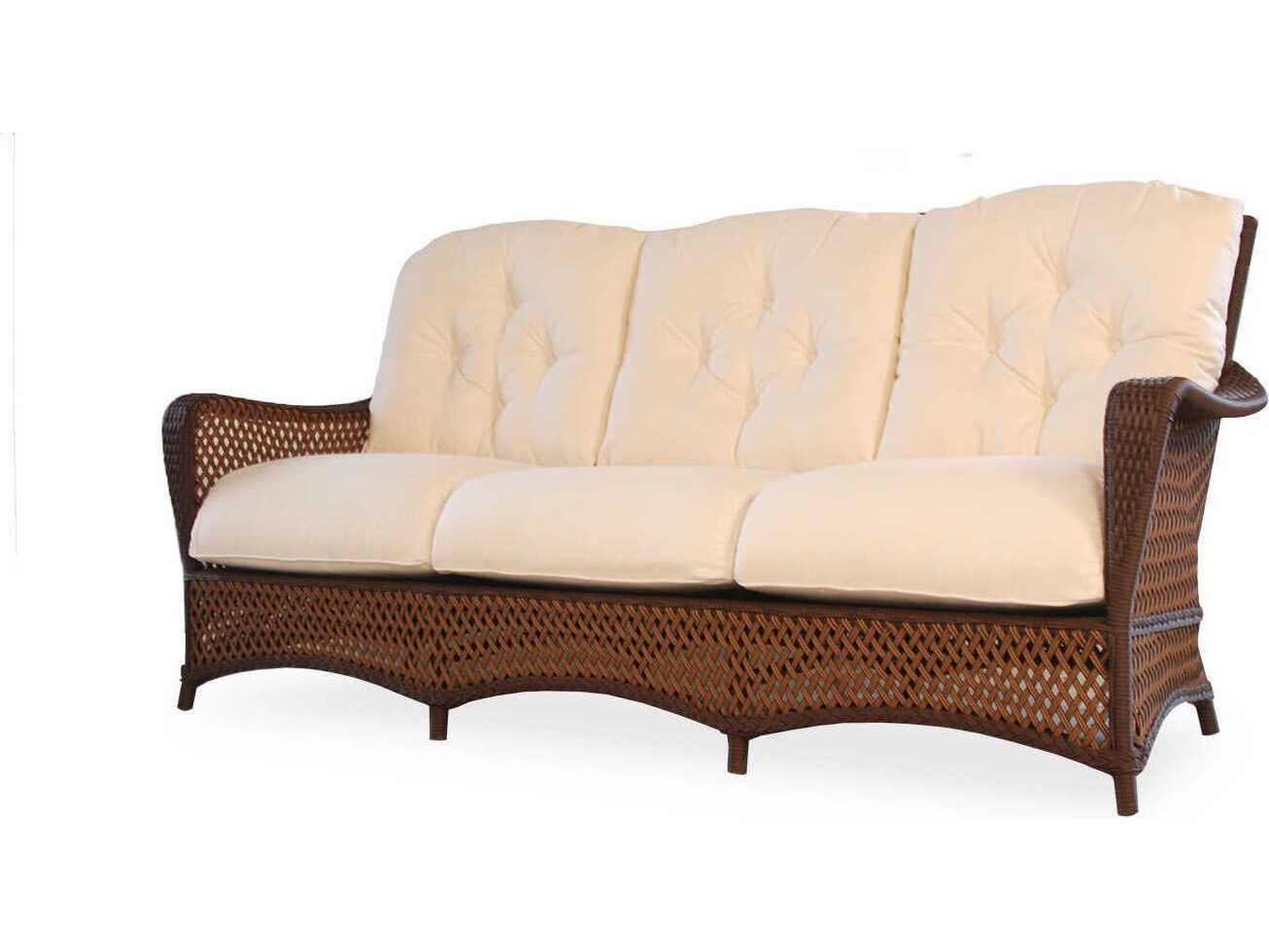 Lloyd Flanders Grand Traverse Wicker Outdoor Sofa