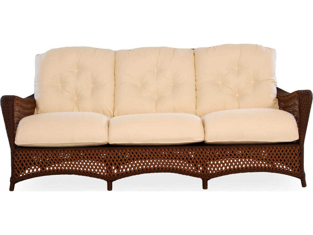 Lloyd Flanders Grand Traverse Wicker Outdoor Sofa