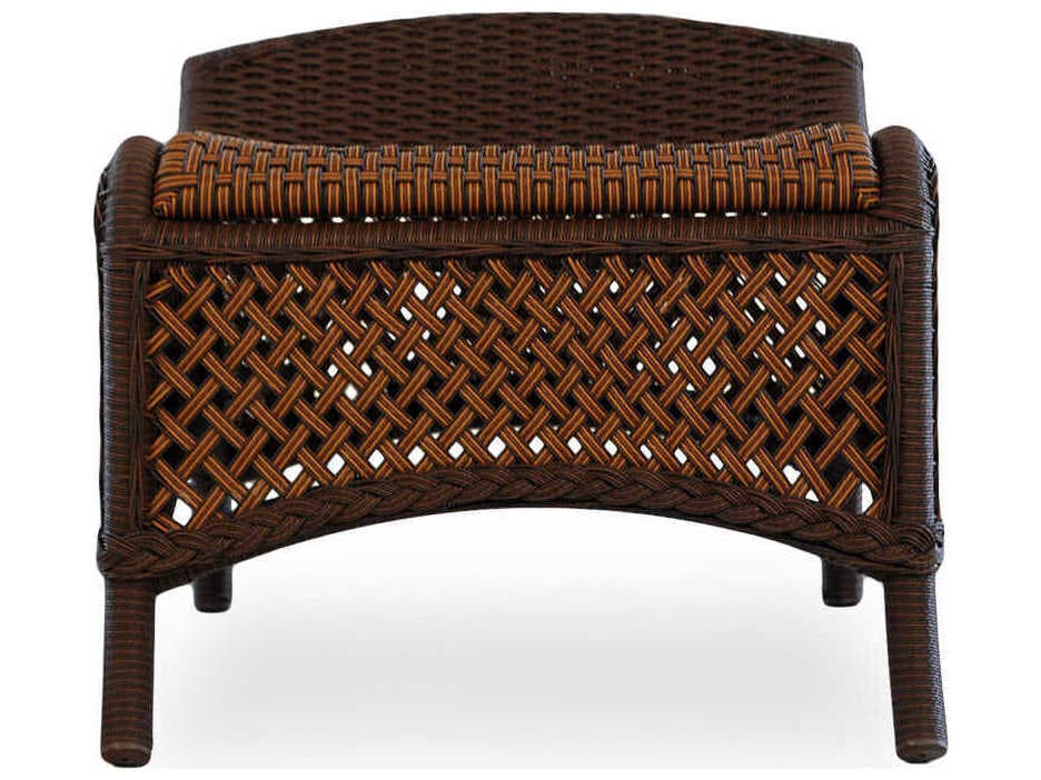 Lloyd Flanders Grand Traverse Wicker Patio Ottoman