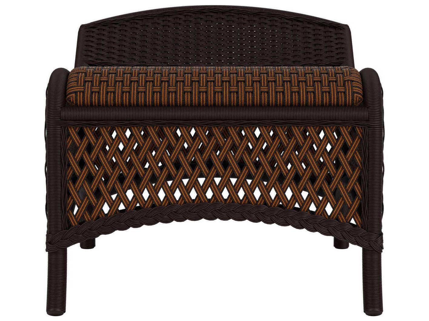 Lloyd Flanders Grand Traverse Wicker Patio Ottoman