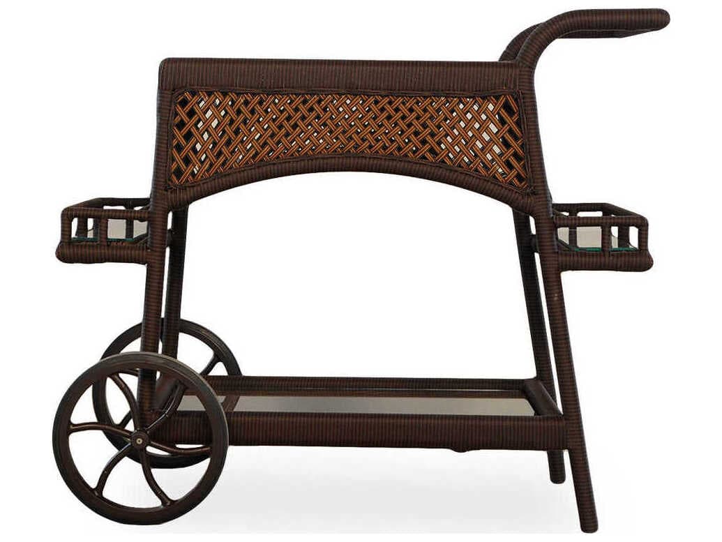 Lloyd Flanders Grand Traverse Wicker Serving Cart
