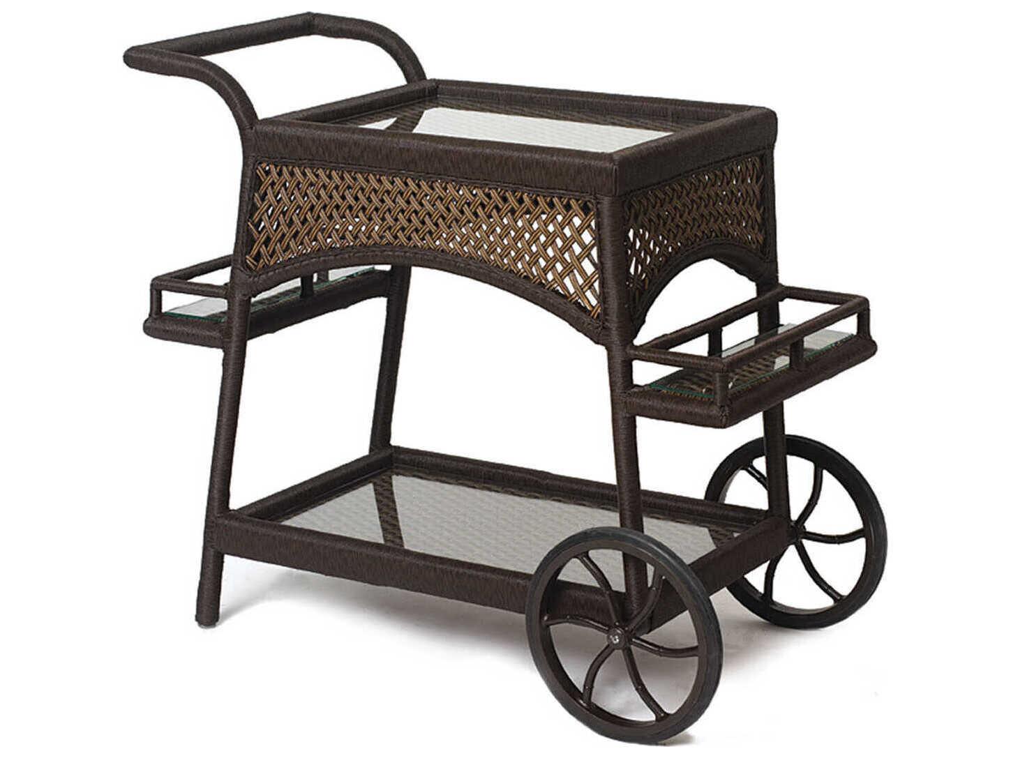 Lloyd Flanders Grand Traverse Wicker Serving Cart