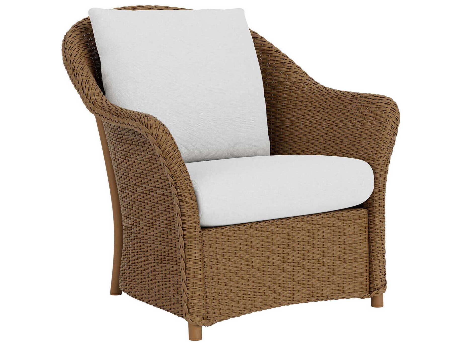 Lloyd Flanders Quick Ship Weekend Retreat Wicker Outdoor Patio Lounge Chair