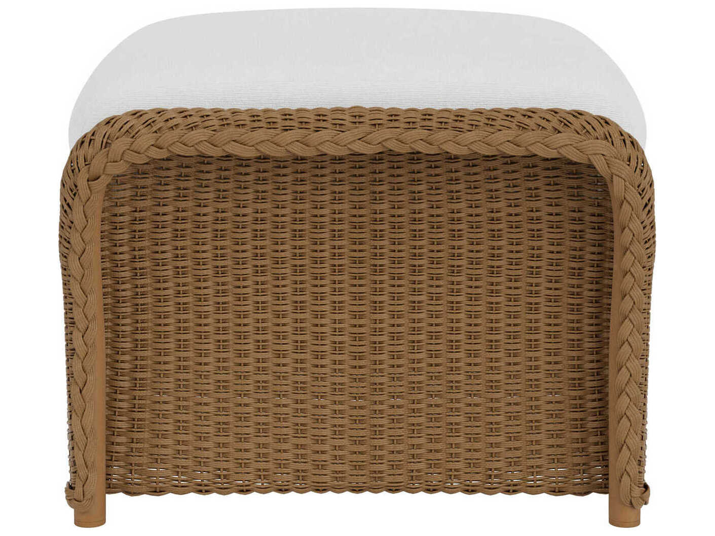 Lloyd Flanders Quick Ship Weekend Retreat Wicker Outdoor Ottoman