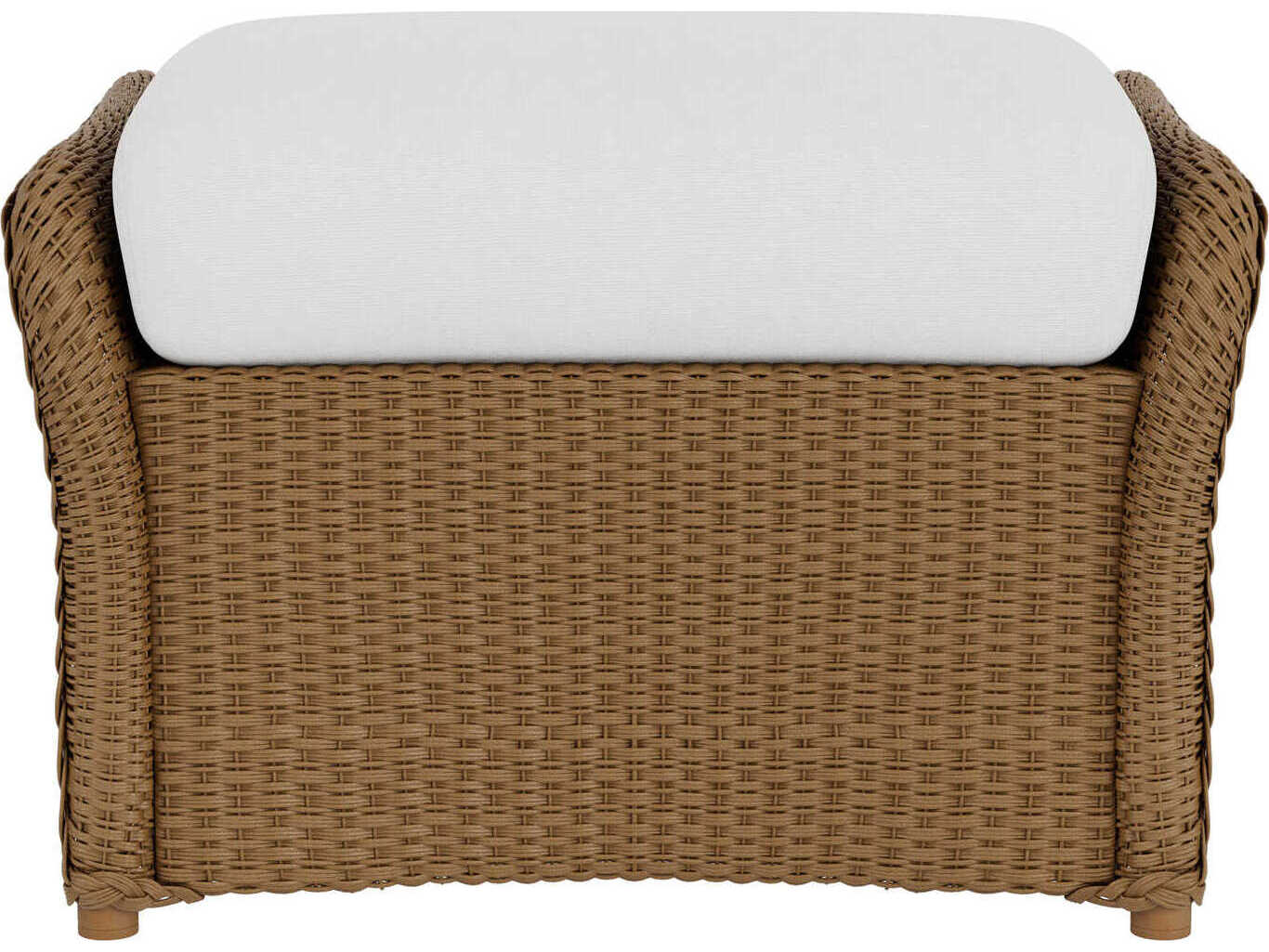 Lloyd Flanders Quick Ship Weekend Retreat Wicker Outdoor Ottoman