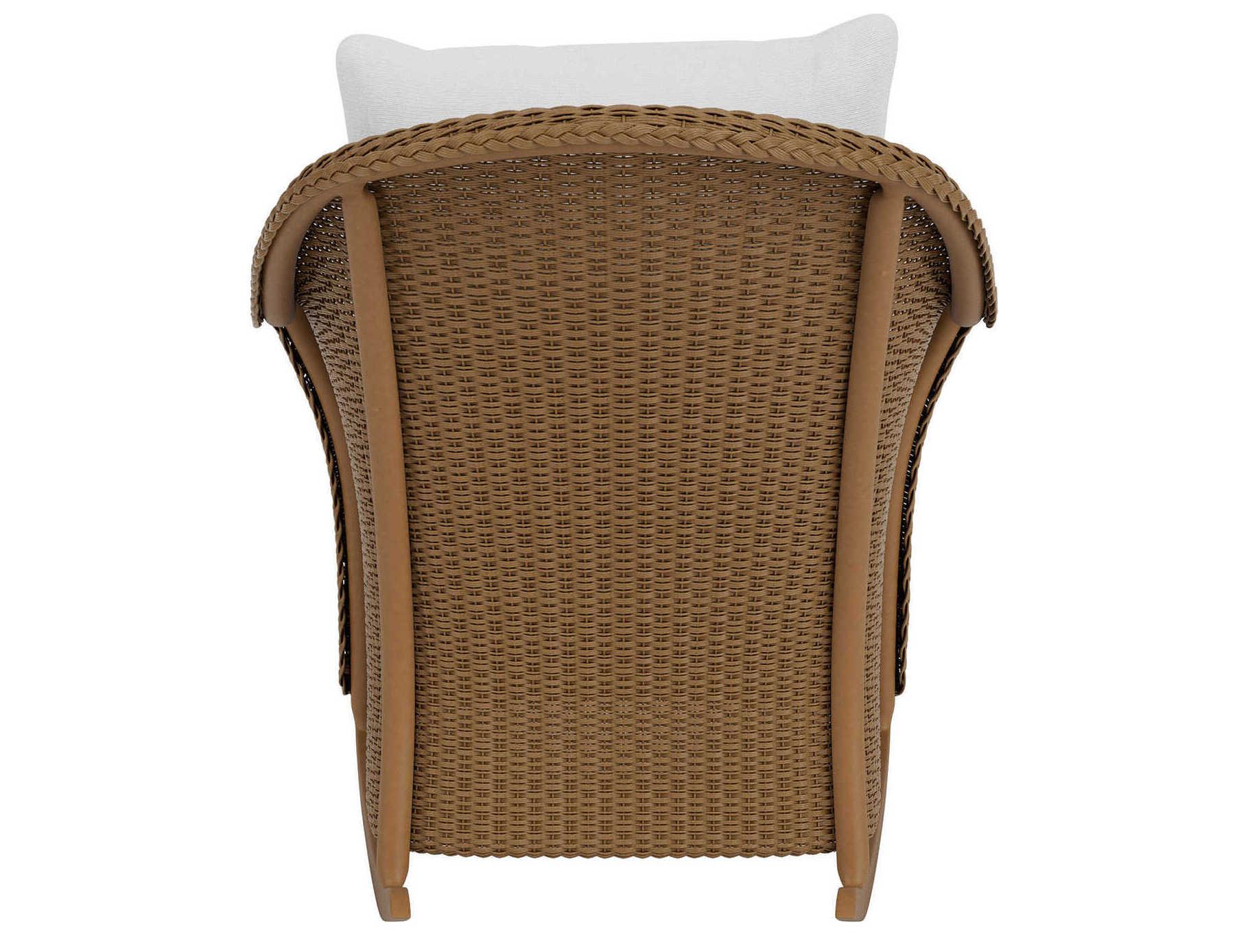 Lloyd Flanders Quick Ship Weekend Retreat Wicker Rocker Patio Lounge Chair