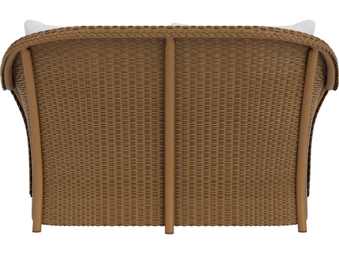 Lloyd Flanders Weekend Retreat Wicker Outdoor Patio Loveseat