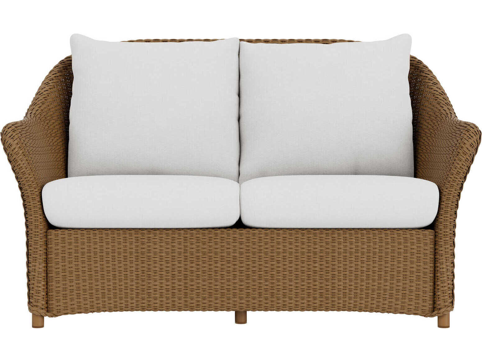 Lloyd Flanders Weekend Retreat Wicker Outdoor Patio Loveseat