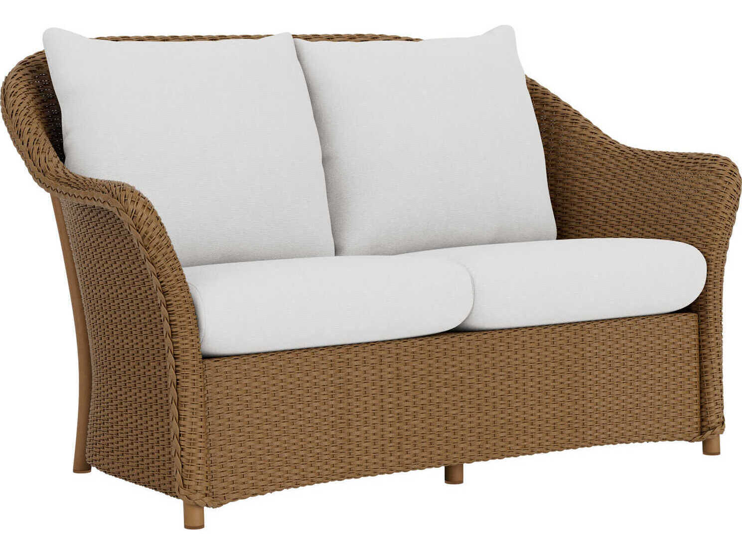 Lloyd Flanders Quick Ship Weekend Retreat Wicker Outdoor Patio Loveseat