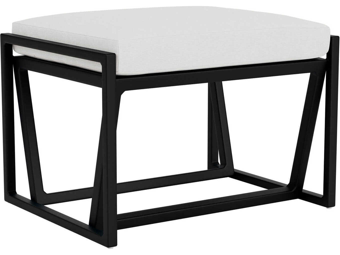 Lloyd Flanders Summit Aluminum Outdoor Patio Ottoman