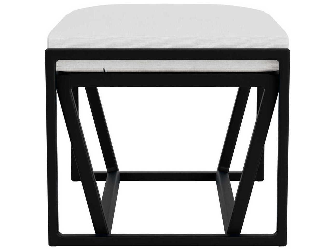 Lloyd Flanders Summit Aluminum Outdoor Patio Ottoman