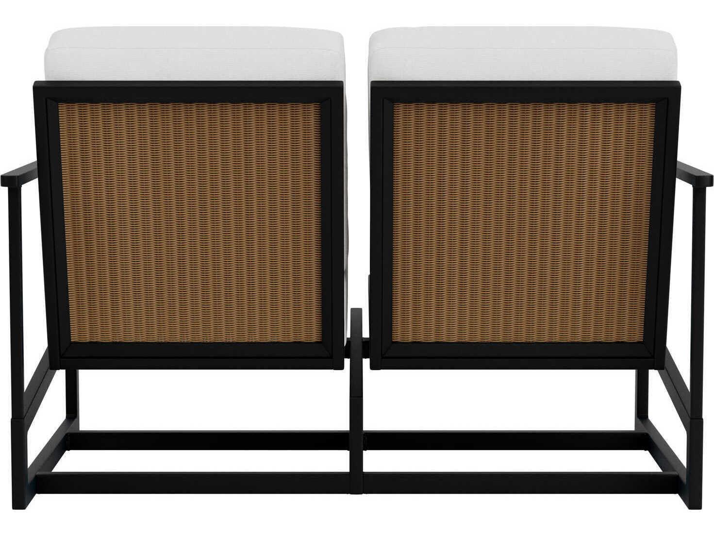 Lloyd Flanders Summit Aluminum Spring Rocker Patio Loveseat