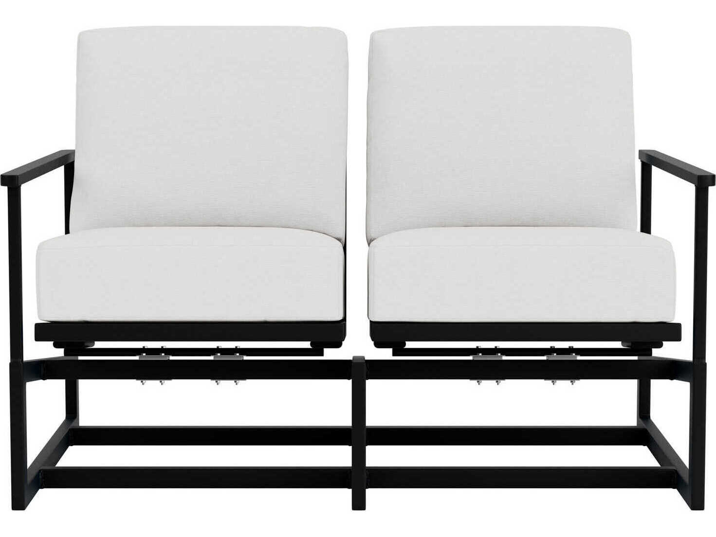 Lloyd Flanders Summit Aluminum Spring Rocker Patio Loveseat