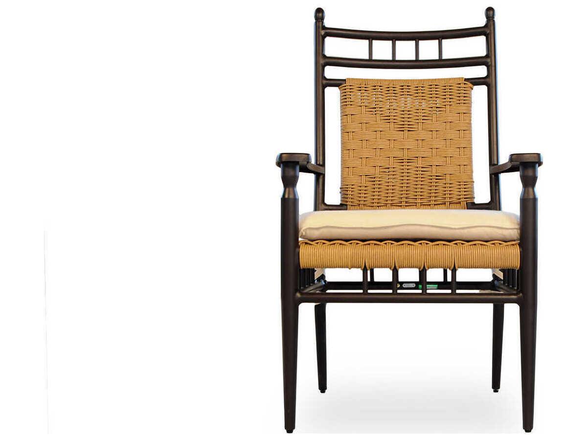 Lloyd Flanders Low Country Aluminum Outdoor Dining Arm Chair