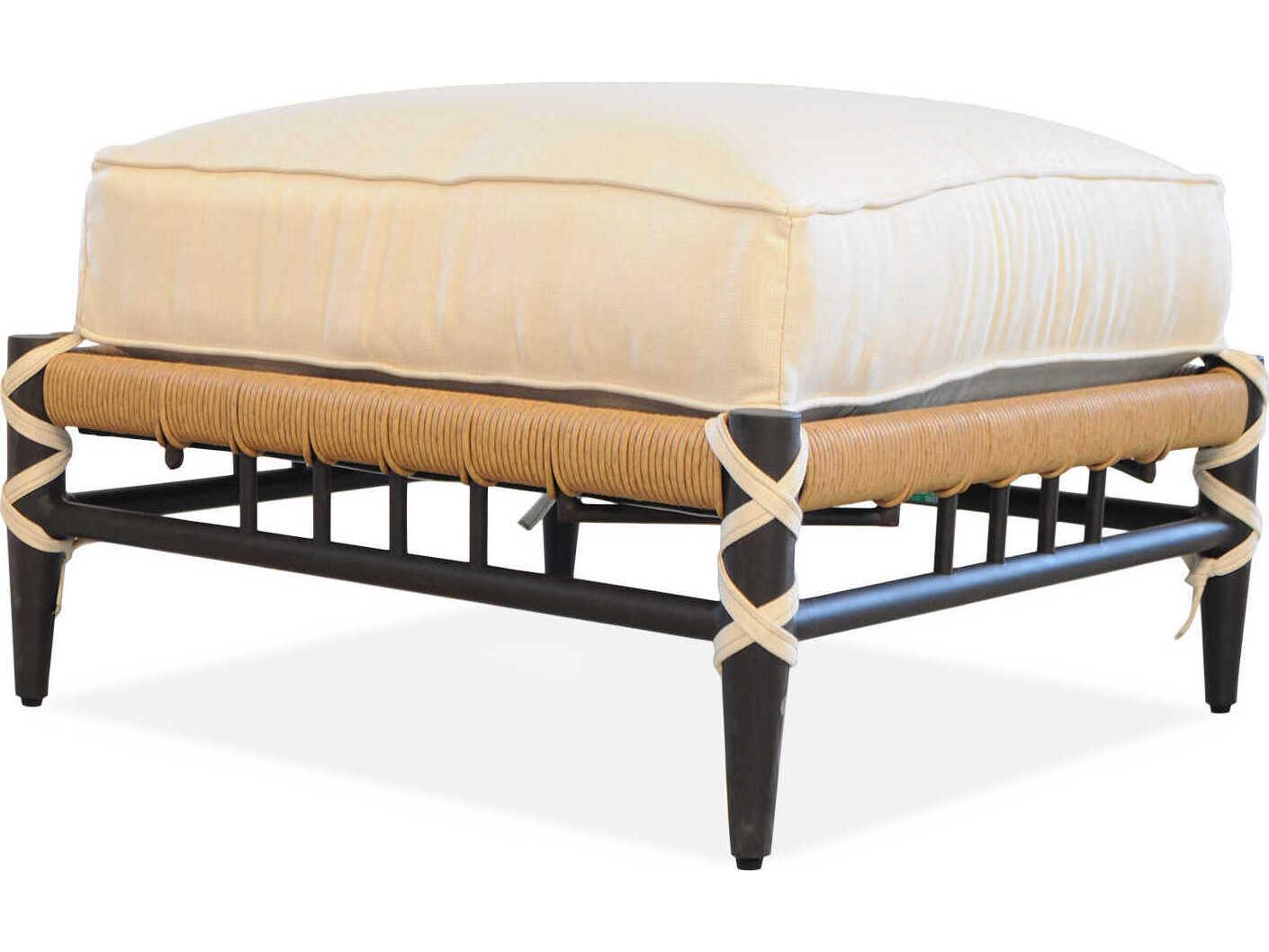 Lloyd Flanders Low Country Aluminum Outdoor Ottoman