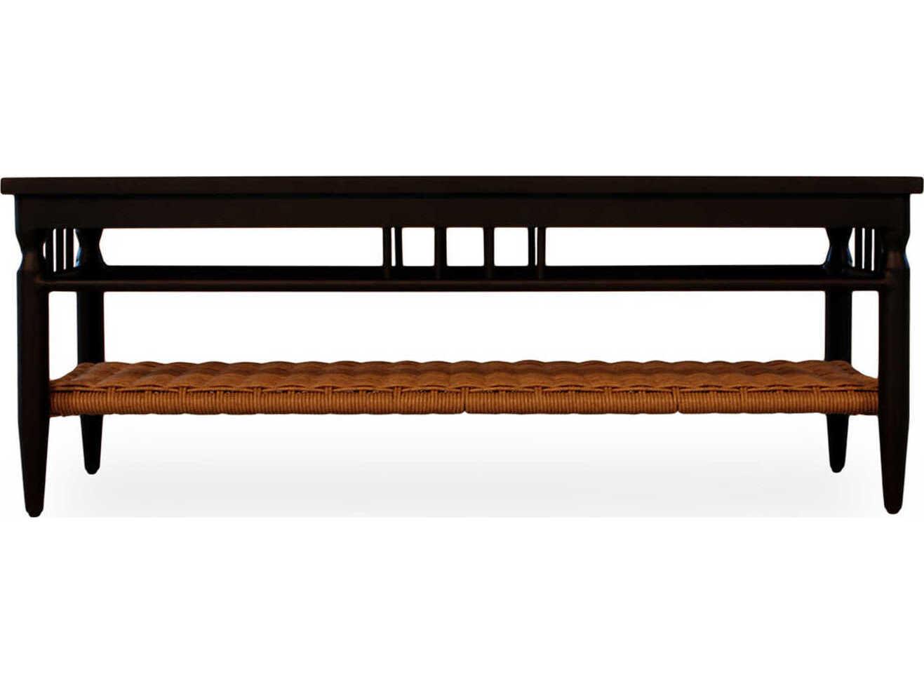 Lloyd Flanders Low Country Aluminum Rectangular Outdoor Patio Coffee Table