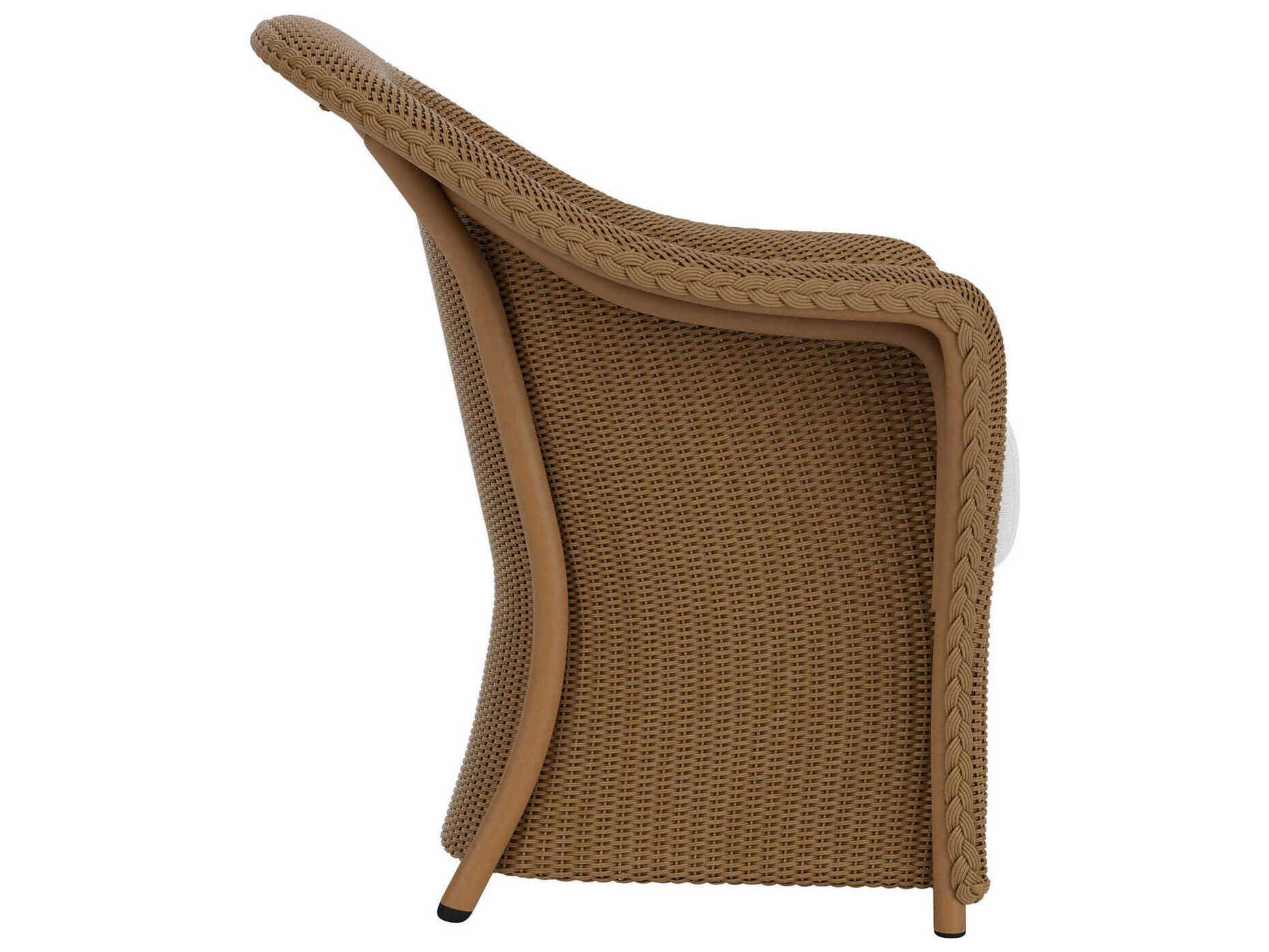 Lloyd Flanders Reflections Wicker Outdoor Patio Dining Arm Chair