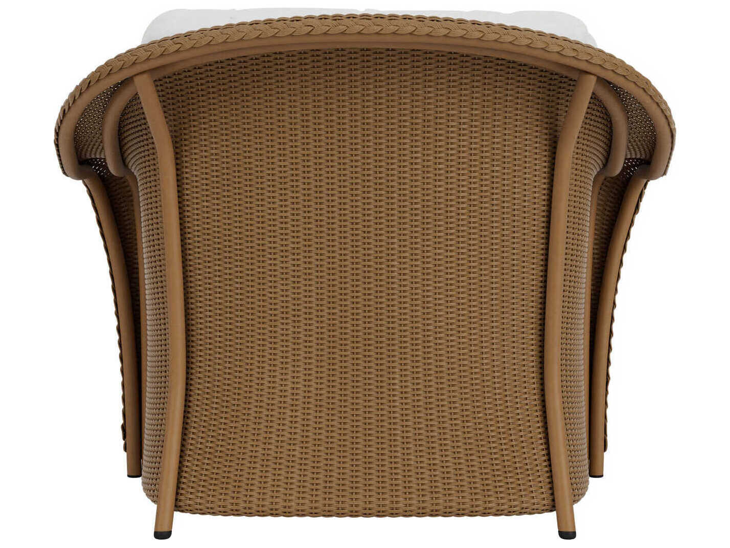 Lloyd Flanders Quick Ship Reflections Wicker Patio Lounge Chair and Half